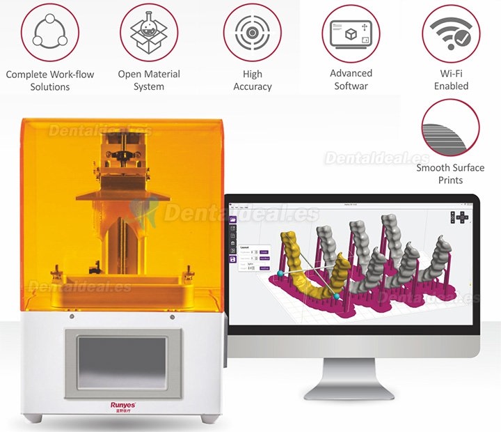 Runyes Dental 3D LCD Printer 3D LCD Printing Technology